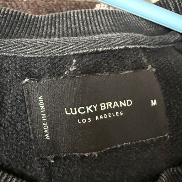 Lucky Brand Black Crew Neck Sweater - Picture 3 of 3